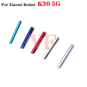 10ШТ Для Xiaomi Redmi K30 5G Кнопка включения ВЫКЛЮЧЕНИЯ Увеличения Уменьшения громкости Боковая кнопка Запасные части для ключей 0