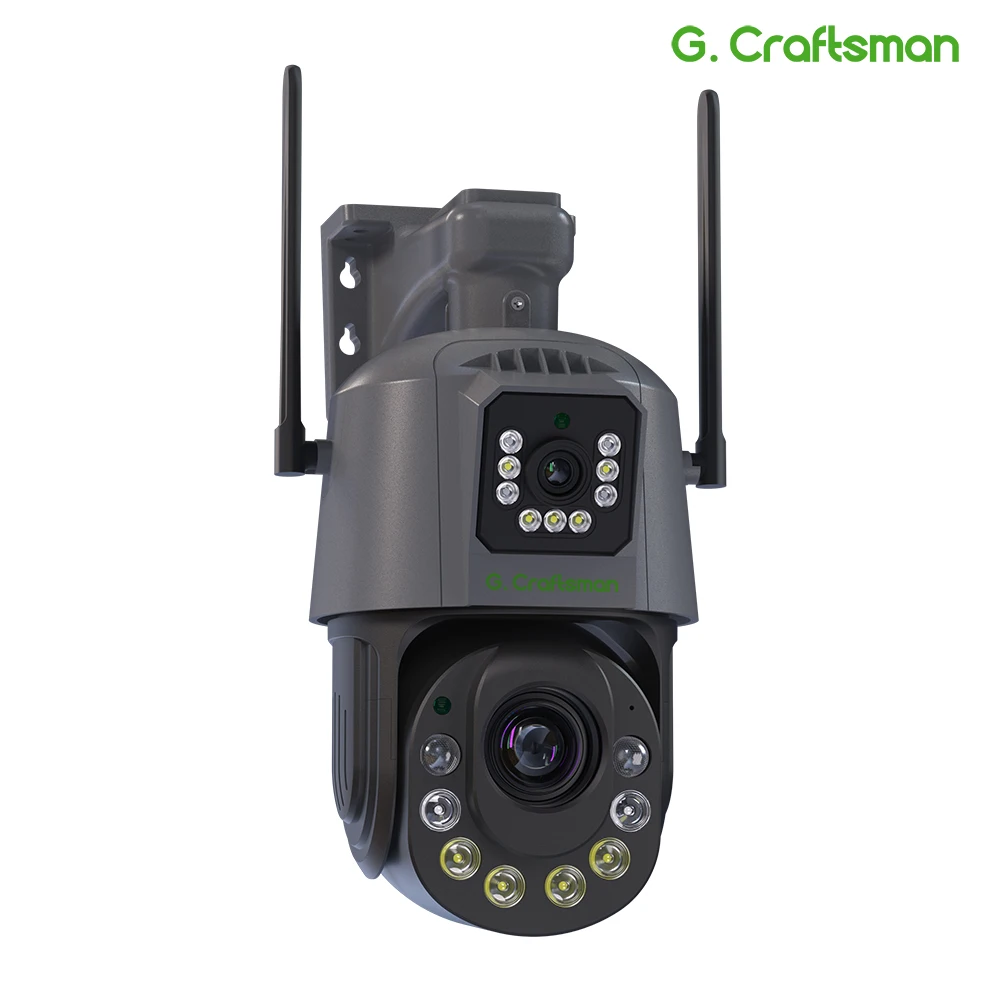 XMEYE WIFI PTZ 4MP Двойной Объектив 4,7-94 мм Оптика 20-Кратный Зум Автоматическое Отслеживание Человека Беспроводная 4G Наружная IP-Камера Видеонаблюдения