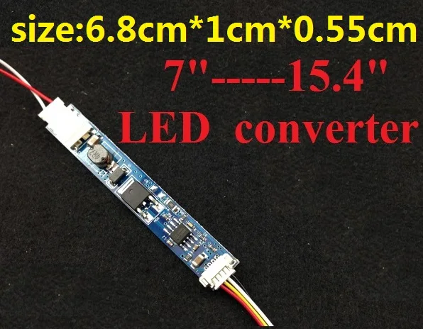 Комплект из 3 предметов/лот, светодиодный преобразователь с кабелем для ноутбука с диагональю 7