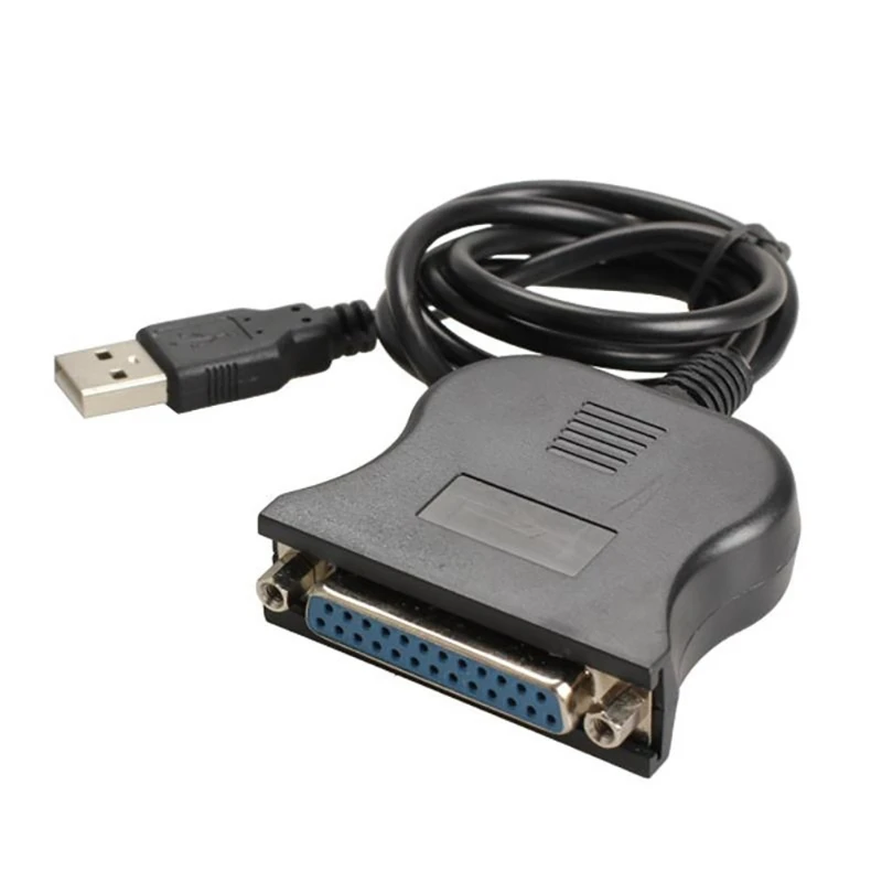 Параллельный кабель-адаптер USB к DB25 25Pin для замены провода принтера 1284 0