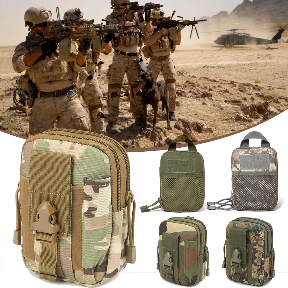 Тактический чехол Molle, поясная сумка, мужская Маленькая Карманная Военная Поясная сумка для бега, Дорожные Сумки для кемпинга